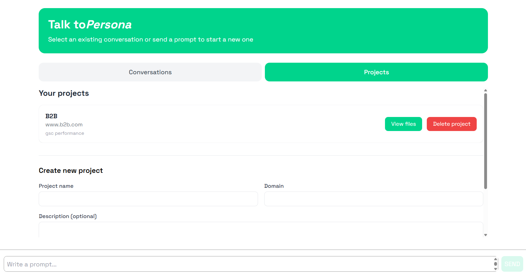 seoritmo platform - persona SEO ai assistant